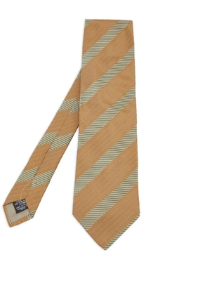 Giorgio Armani Pre-Owned striped tie - Neutrals