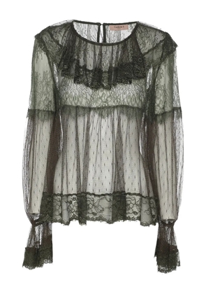 TWINSET lace blouse - Green
