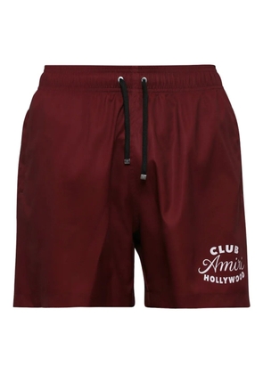 AMIRI Club Amiri Hollywood swim shorts - Red