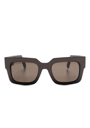 ETRO pegaso-logo square sunglasses - Brown
