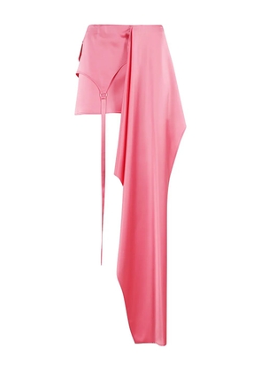 Ssheena asymmetric draped skirt - Pink