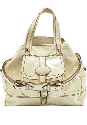 Tod's Vintage pre-owned leather tote bag - White