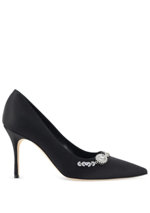 Manolo Blahnik 90mm Fabio pumps - Black
