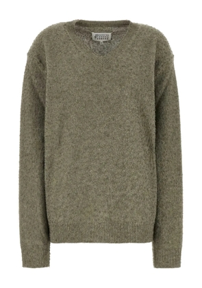 Maison Margiela V-neck sweater - Green