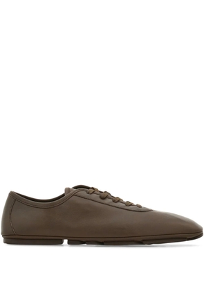 Ferragamo lace-up driver shoes - Brown