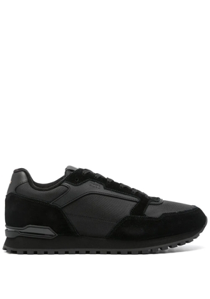 BOSS panelled-design sneakers - Black
