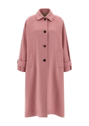 Alberto Biani single-breasted wool coat - Pink