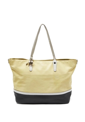 Bally Vintage leather tote bag - Yellow