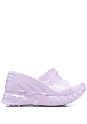 Givenchy wedge slip-on sandals - Purple