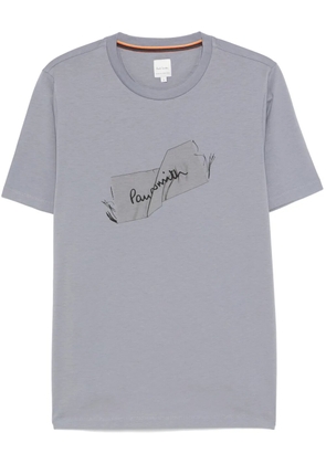 Paul Smith Label-print T-shirt - Grey