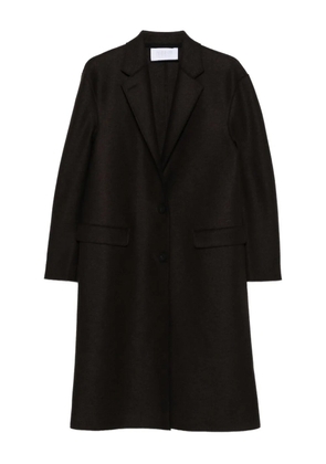 Harris Wharf London Chester button-fastening pocket coat - Brown