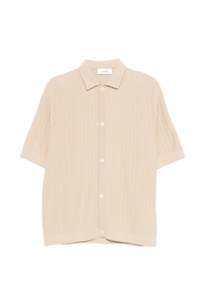 Lardini ribbed shirt - Neutrals