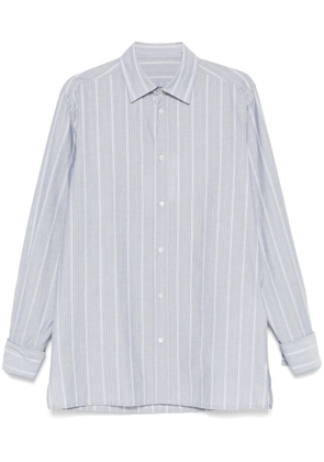 Maison Margiela candy-striped shirt - Blue