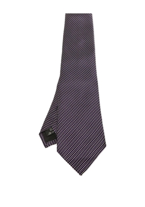 Ermenegildo Zegna Vintage patterned silk tie - Purple