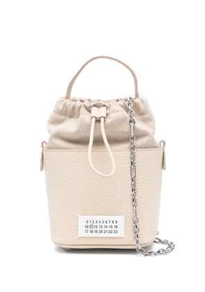 Maison Margiela small 5AC bucket bag - Brown