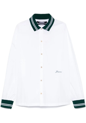 Jacquemus La Chemise Baseball ML shirt - White
