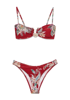 ZIMMERMANN Rhiannon Knot bikini set - Red