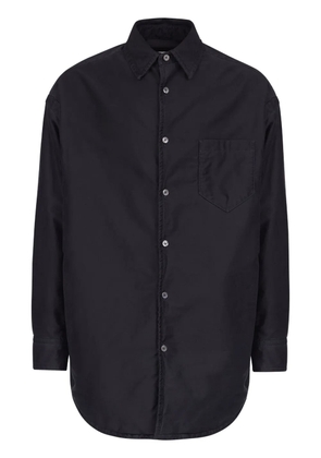 Maison Margiela long-sleeve cotton shirt - Black