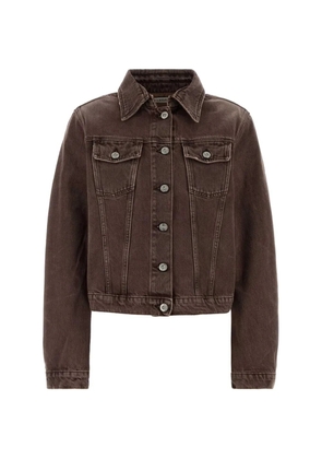 OUR LEGACY buttoned denim jacket - Brown