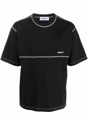 AMBUSH logo-embroidered T-shirt - Black