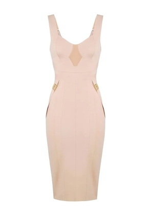 Elisabetta Franchi jewelled mini dress - Neutrals