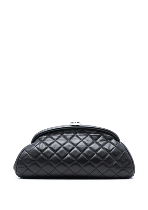 CHANEL Pre-Owned 2006-2008 Quilted Lambskin Timeless Kisslock clutch bag - Black