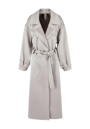 Giorgio Armani belted trench coat - Grey