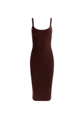 alice + olivia Shana ribbed tank dress - Brown