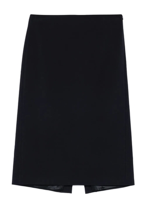 Peserico back-vent midi skirt - Blue