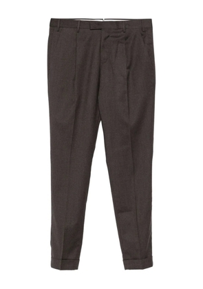 PT Torino virgin wool blend straight-leg trousers - Brown