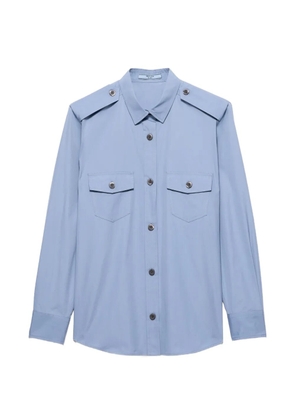 Prada cotton poplin shirt - Blue