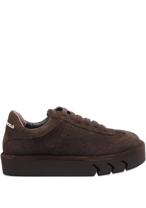 Paloma Barceló round-toe platform sneakers - Brown