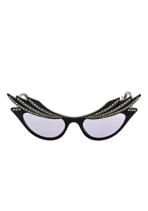 Gucci Eyewear cat-eye frame sunglasses - Black