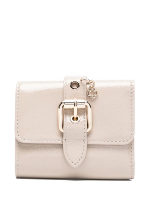 Maje Miss M leather wallet - Neutrals