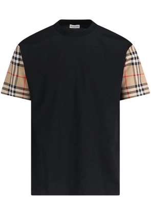 Burberry Vintage Check-sleeve T-shirt - Black