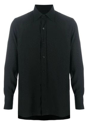 TOM FORD polka-dot long-sleeve shirt - Black