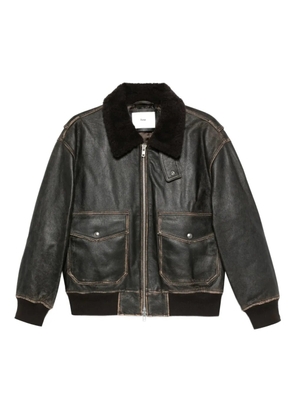DUNST leather jacket - Brown