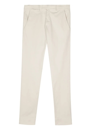 Briglia 1949 slim-cut chino trousers - White