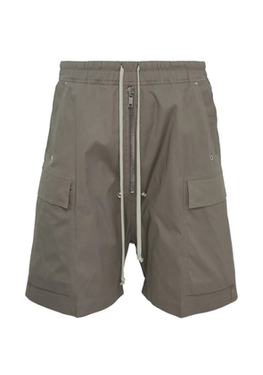 Rick Owens Cargobela drawstring cargo shorts - Grey