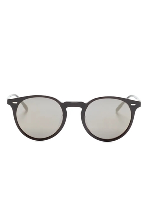 Oliver Peoples N.02 Sun round-frame sunglasses - Brown