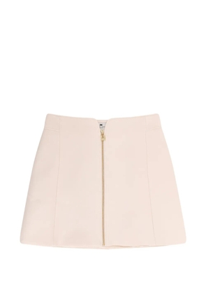 Elisabetta Franchi Daily zip mini skirt - Neutrals