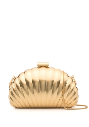 Simkhai Monet shell-motif clutch bag - Gold