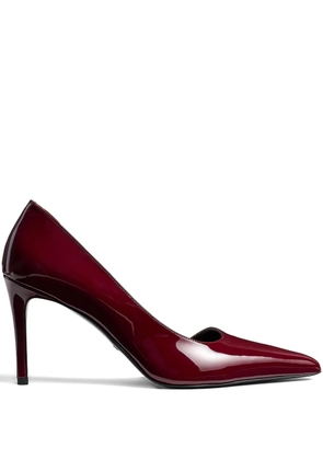 KHAITE 85mm Jett D'Orsay heeled pumps - Red
