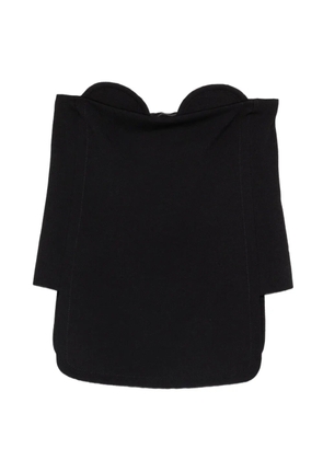 Nº21 bandeau-style top - Black