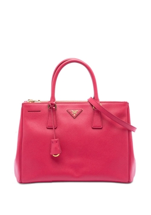 Prada Pre-Owned 2010-2025 Medium Saffiano Lux Galleria Double Zip Tote satchel - Pink