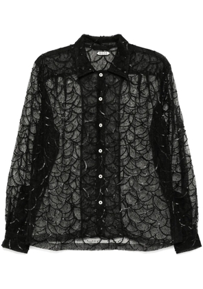 BODE pewter shoal shirt - Black