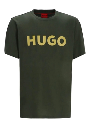 HUGO logo-print T-shirt - Green