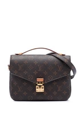 Louis Vuitton Pre-Owned 2021 Monogram Pochette Metis satchel - Brown