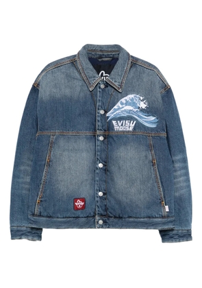 Moose Knuckles x Evisu graphic print jacket - Blue