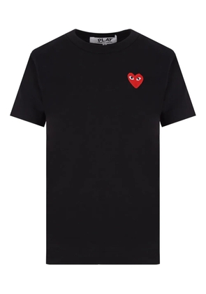 Comme Des Garçons Play heart-appliqué T-shirt - Black
